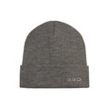K5001DG | ORTLES - Unisex Knit Beanie Made in Italy. Melange Grey Color.
